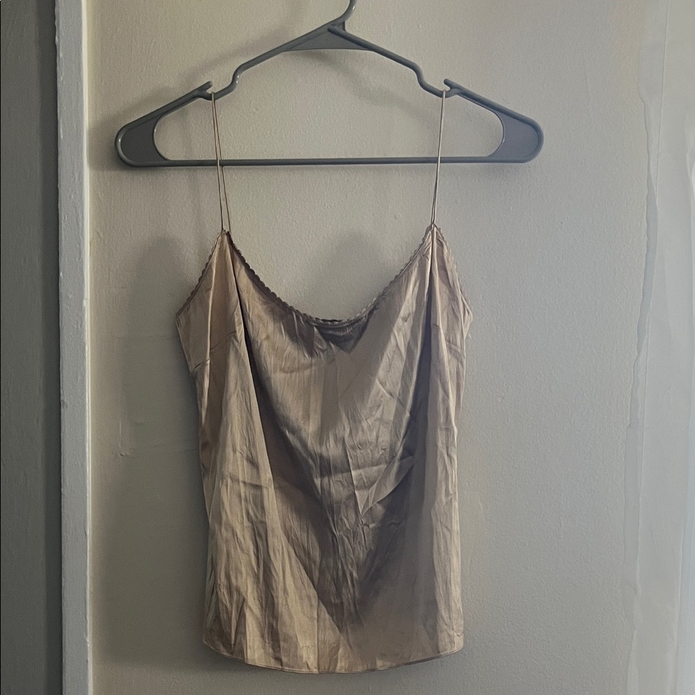 Elie Tahari Tan Camisole Top